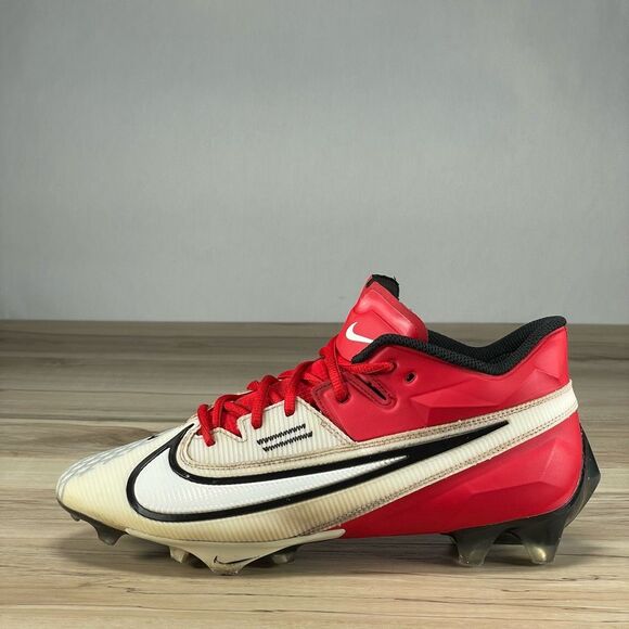 Nike Other - Nike Vapor Edge Elite 360 2 Low Mens 9.5 University Red White Football Cleats